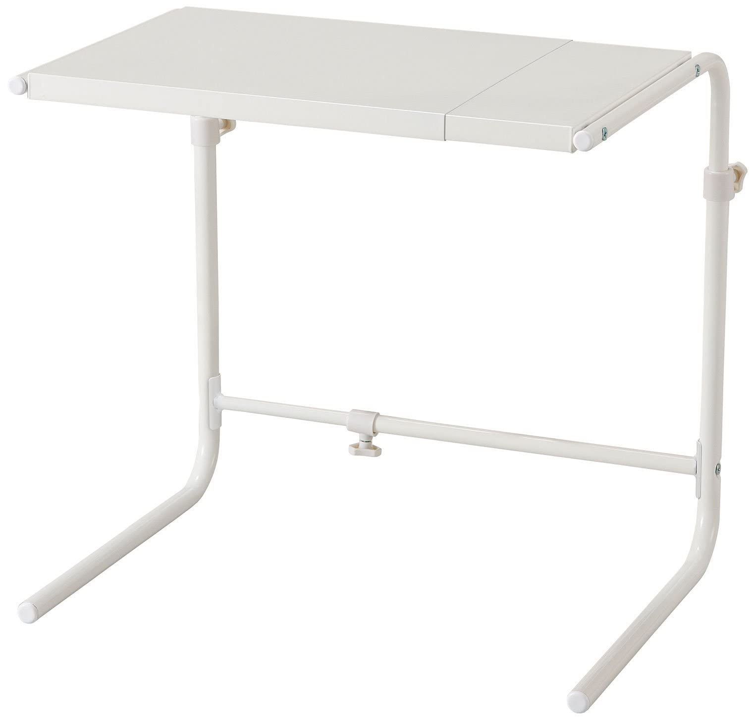 人気商品】幅40-60×奥行36.8×高さ43-54cm ホワイト 高さ・