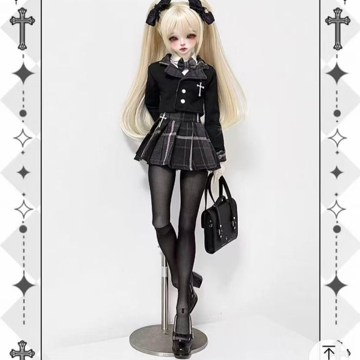 新品】墨礼高校 1/4ドール BJD 四分 BJ D 娃衣セット 制服 JK コーデ