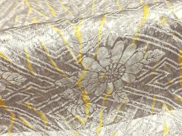 平和屋着物▽名門　藤娘きぬたや・木目絞り　小紋　単衣　草花文　正絹　逸品　AAAW1678fy 平和屋着物▽名門 藤娘きぬたや・木目絞り 小紋 単衣 草花文 正絹 逸品