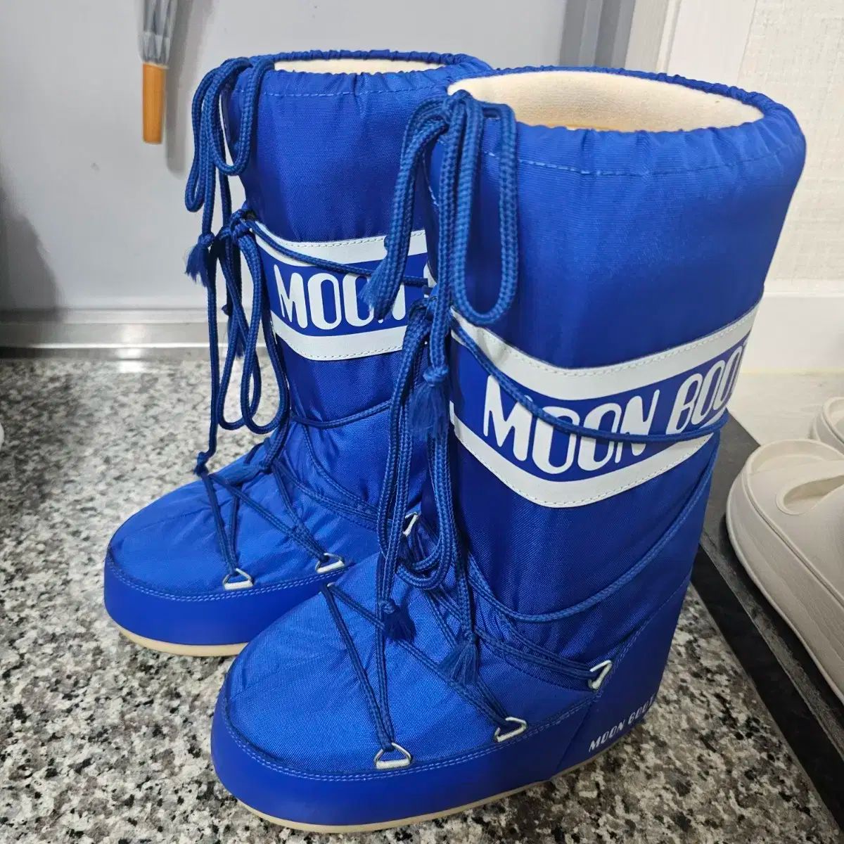 ムーンブーツ ロングタイプ ブライト ブルー NICORILABO_COM