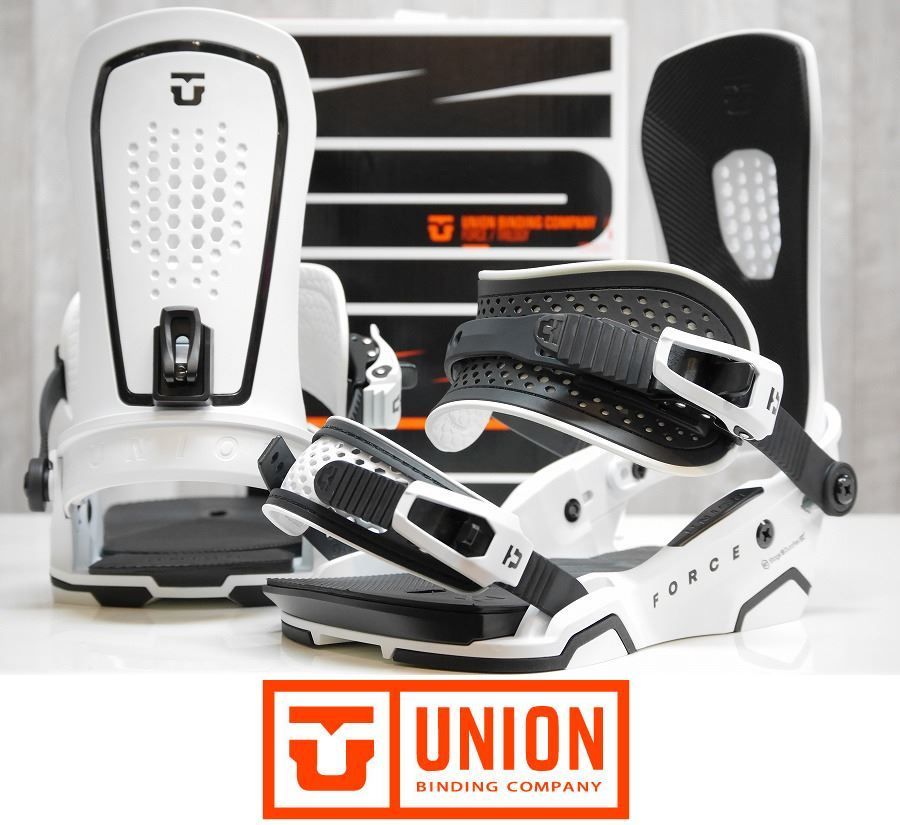 【新品:SALE】25 UNION FORCE - WHITE - Sサイズ 正規品 保証付 スノーボード バインディング