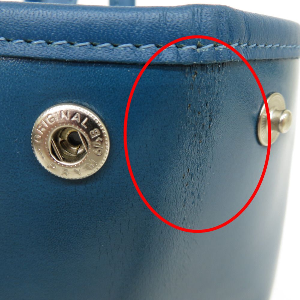 LONGCHAMP レザー ビジネスバッグ ブラック/ブルー Longchamp ロンシャン トートバッグ ビジネスバック レザー 革