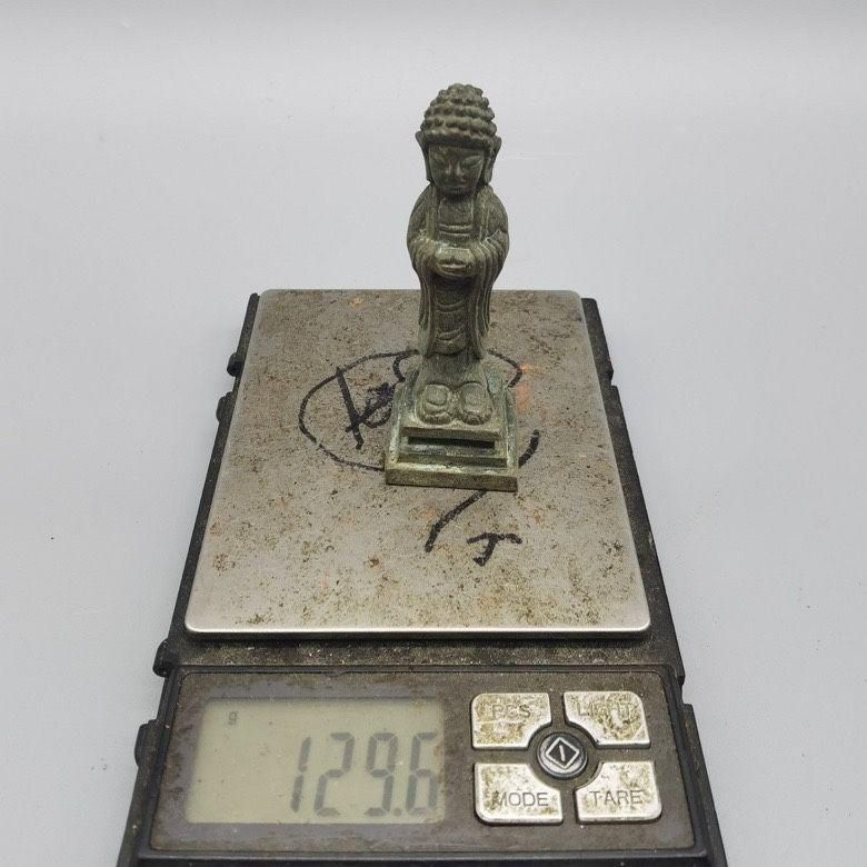 ブロンズ  小仏像    工芸品  美術品 置物 ブロンズ 小仏像 工芸品 美術品 置物 - メルカリ