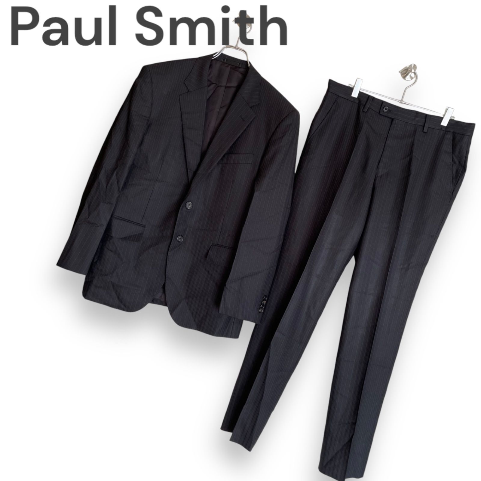 ポールスミス×エルメネジルド ゼニア ブラックストライプ スーツ 94-80-175 Lサイズ Paul Smith LONDON(Lサイズ)｜売買されたオークション情報、yahooの商品情報をアーカイブ公開  - オークファン メンズファッション