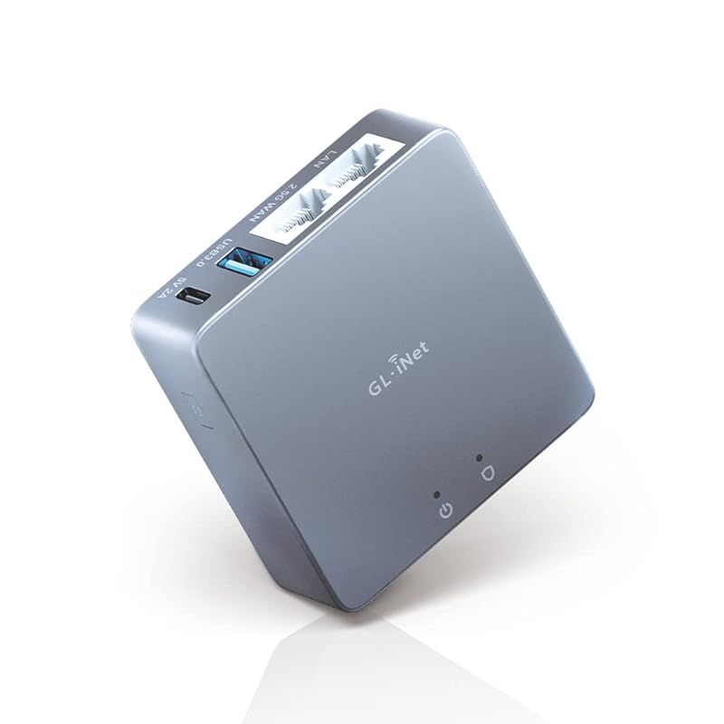GL.iNet MT2500A Brume 2 VPNセキュリティゲートウェイ 2.5G WAN ギガビットLANポート インターネットセキュリティVPNカスケード接続 OpenVPNとWireGuard対応 ホーム オフィス リモートワーク 日本語設定画