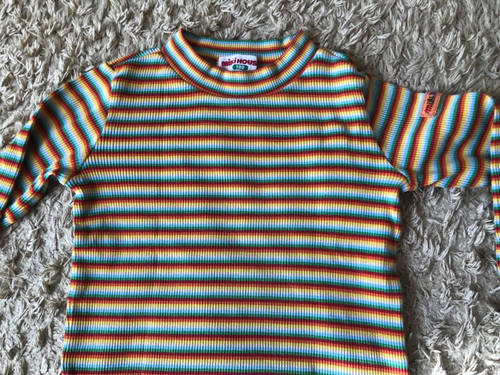 【新品・未使用】ミキハウス　セーター 100cm ミキハウス セーター 100サイズ - メルカリ