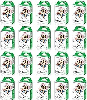 富士フイルム チェキ インスタント フィルム Fuji film instax mini 1パック 10枚 10枚入り ×20個セット 自社名入りシール付 skymizuki