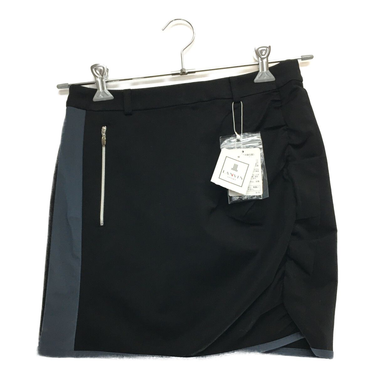 【美品/L】LANVIN SPORT ランバンスポール　ストレッチ　スカート　黒 Amazon.co.jp: [LANVIN SPORT] スカート レディース ランバン