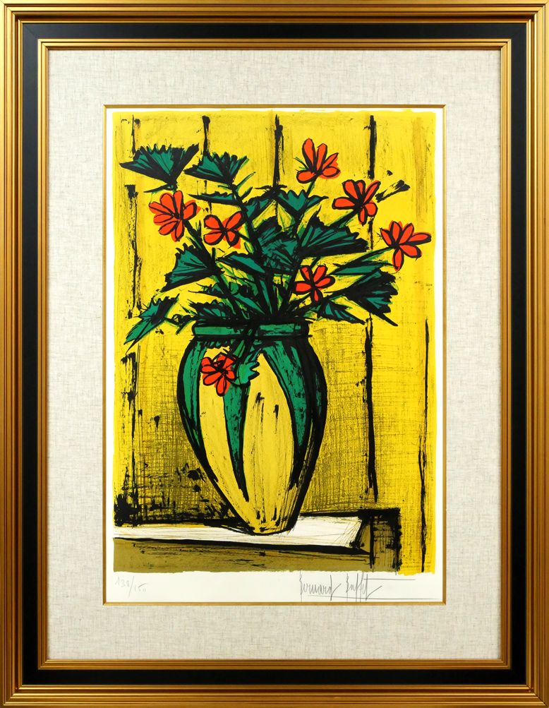 Bernard Buffet 花瓶の花 Bernard Buffet 花瓶の花
