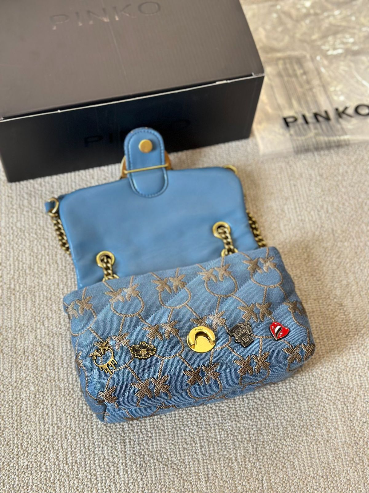 PINKO SS0003P014ZIA 関税送料込 ACCESSORI MODA BORSA PINKO 100067 A0GK/Z99Q
