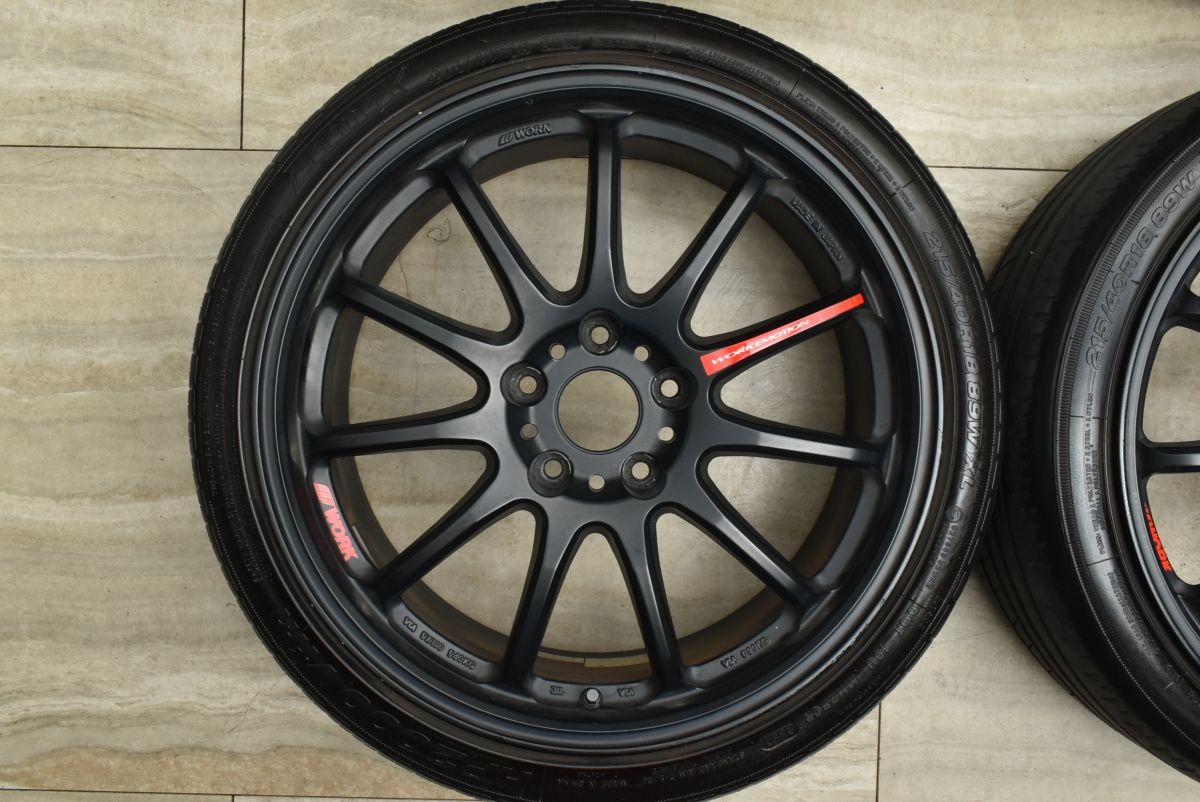 人気ホイール】ワークエモーション ZR10 18in 7.5J +47 PCD114.3