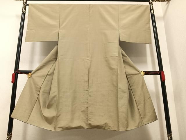 平和屋着物●男性　紬　白橡色　正絹　逸品　AAAW1864ph 平和屋着物○男性 紬 白橡色 正絹 逸品 AAAW1864ph - メルカリ