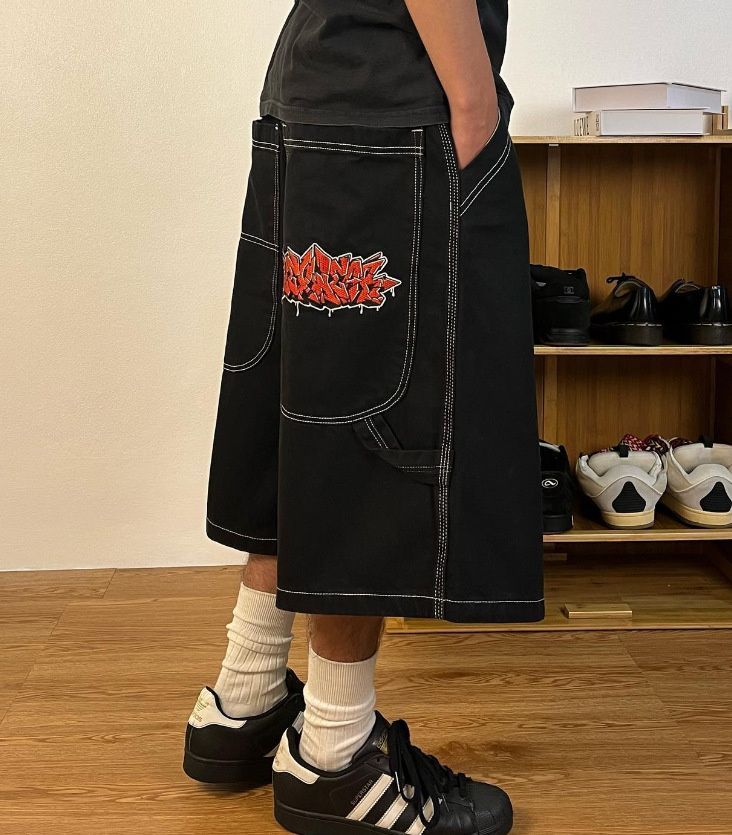 JNCO パンツ メンズ 刺繍 デニム hiphop　大きいサイズ