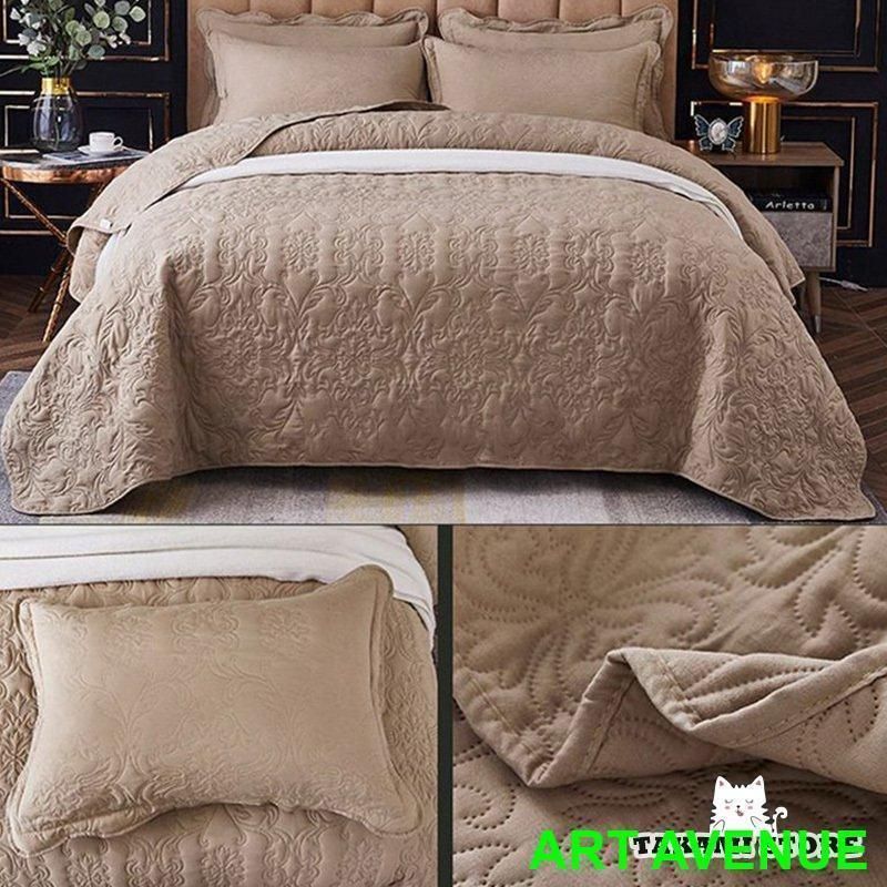 ベッドスプレッド シングル マルチカバー キルト ベッドカバー 無地 おしゃれ 四季適用 高質感 風北欧