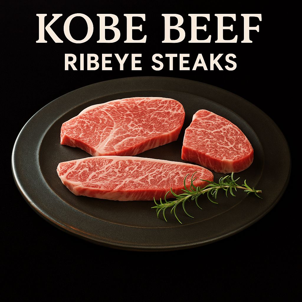 神戸ビーフ ももステーキ3枚 Kobe Beef Round Steak 3 Pieces