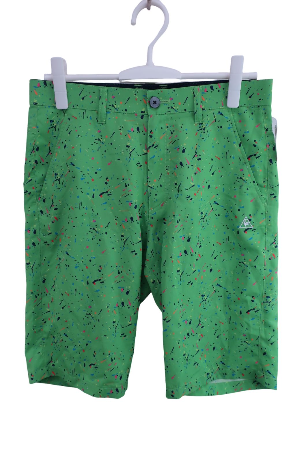 【美品】le coq sportif(ルコックスポルティフ) ハーフパンツ グリーン メンズ 79 ゴルフ用品 2405-0004 中古