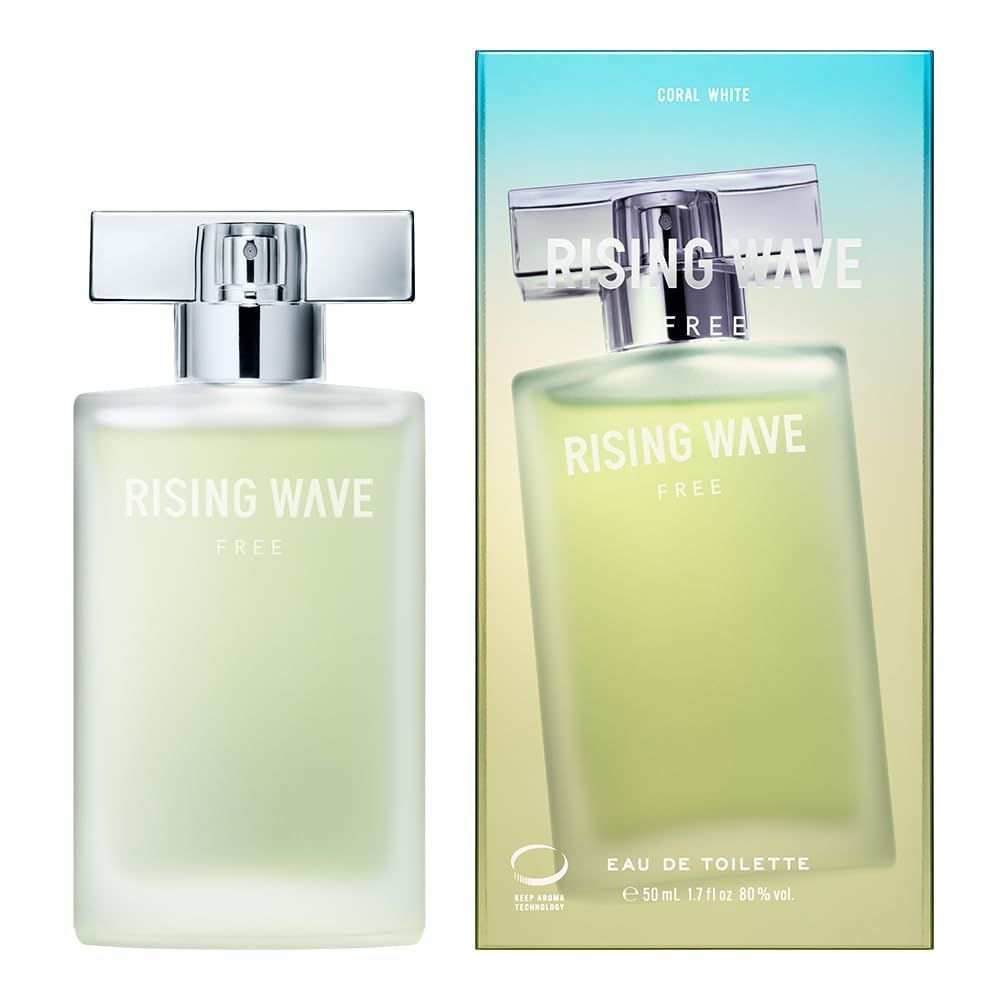 RISINGWAVE ライジングウェーブ フリー コーラルホワイト オードトワレ 50ml 香水 メンズ レディース 爽やか [コーラルホワイト(トロピカルシャボンの香り)]