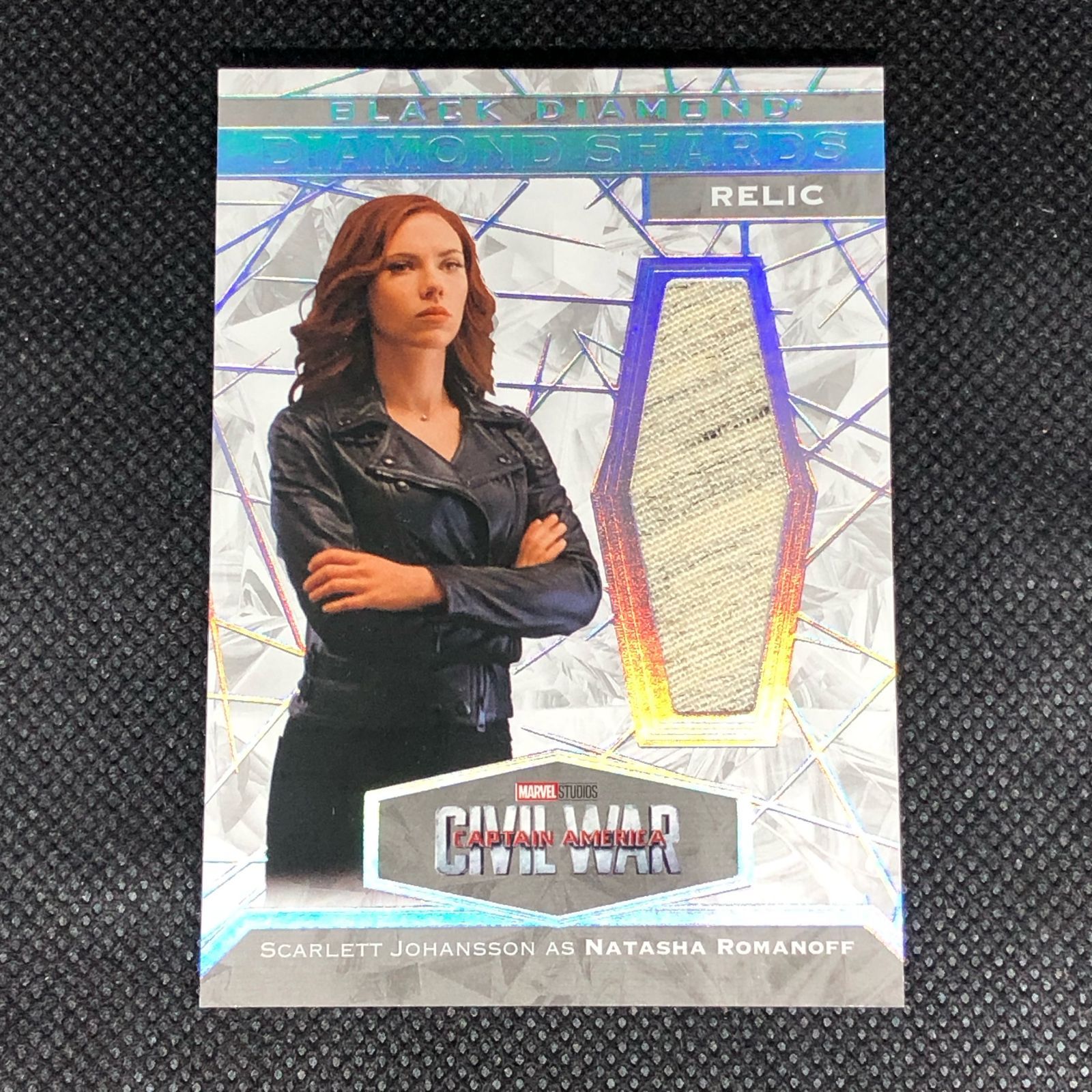 Scarlett Johansson | スカーレット ヨハンソン 2021 Upper Deck Marvel Black Diamond Diamond Shards 衣装カード DS-SJ