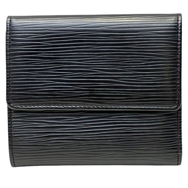 ルイヴィトン Louis Vuitton エピ ポルトモネ ビエ カルト クレディ M63482 ダブルホック 3つ折り財布 ユニセックス
