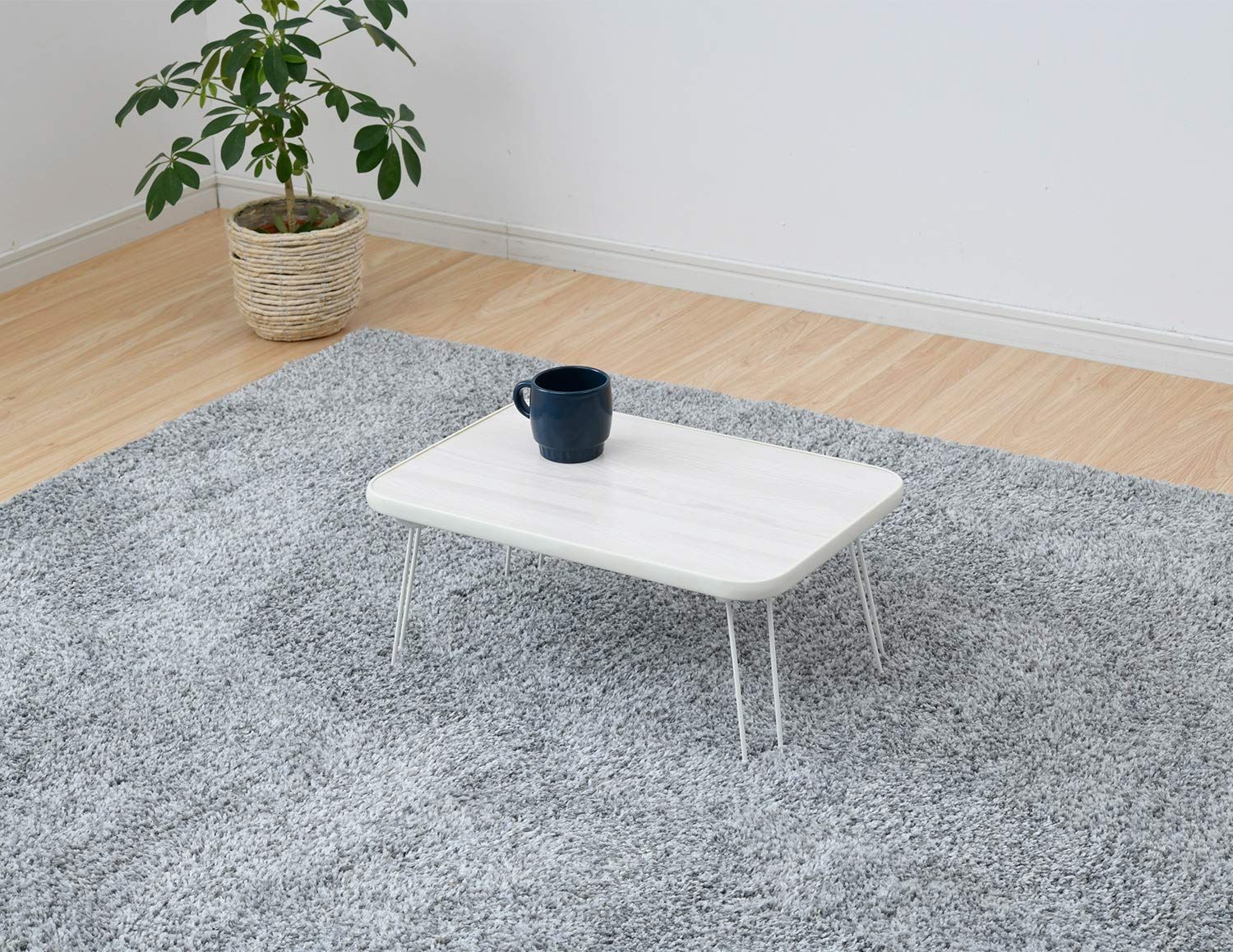 数量限定】[山善] ローテーブル 折りたたみ 幅45×奥行30×高さ20cm