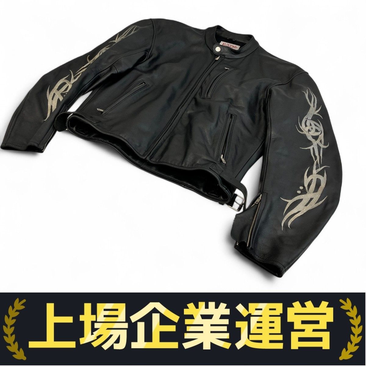 ララ*。 KADOYA RADS シングル ライダース ジャケット Lサイズ レザー