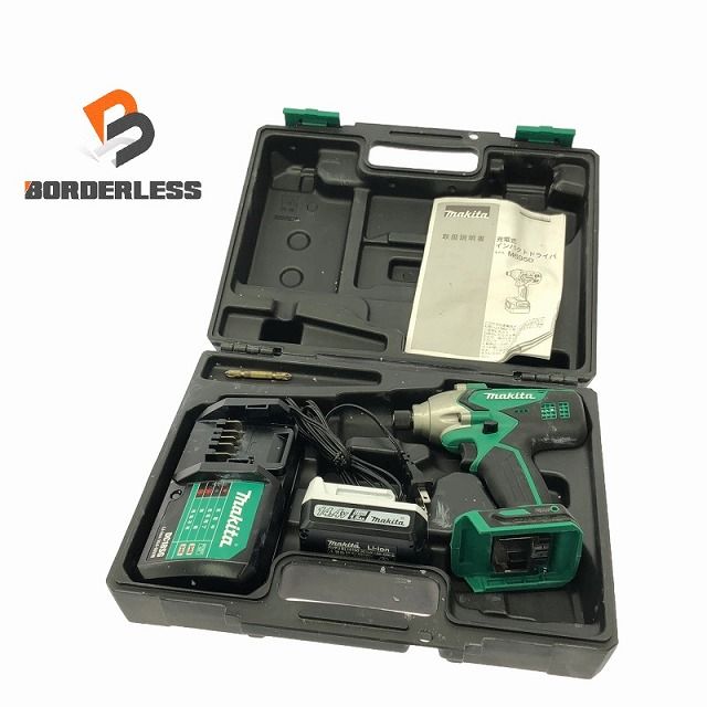 ☆品☆makita マキタ 14.4V 充電式インパクトドライバー M695DS ☆品☆makita マキタ 14.4V 充電式インパクトドライバー M695DS