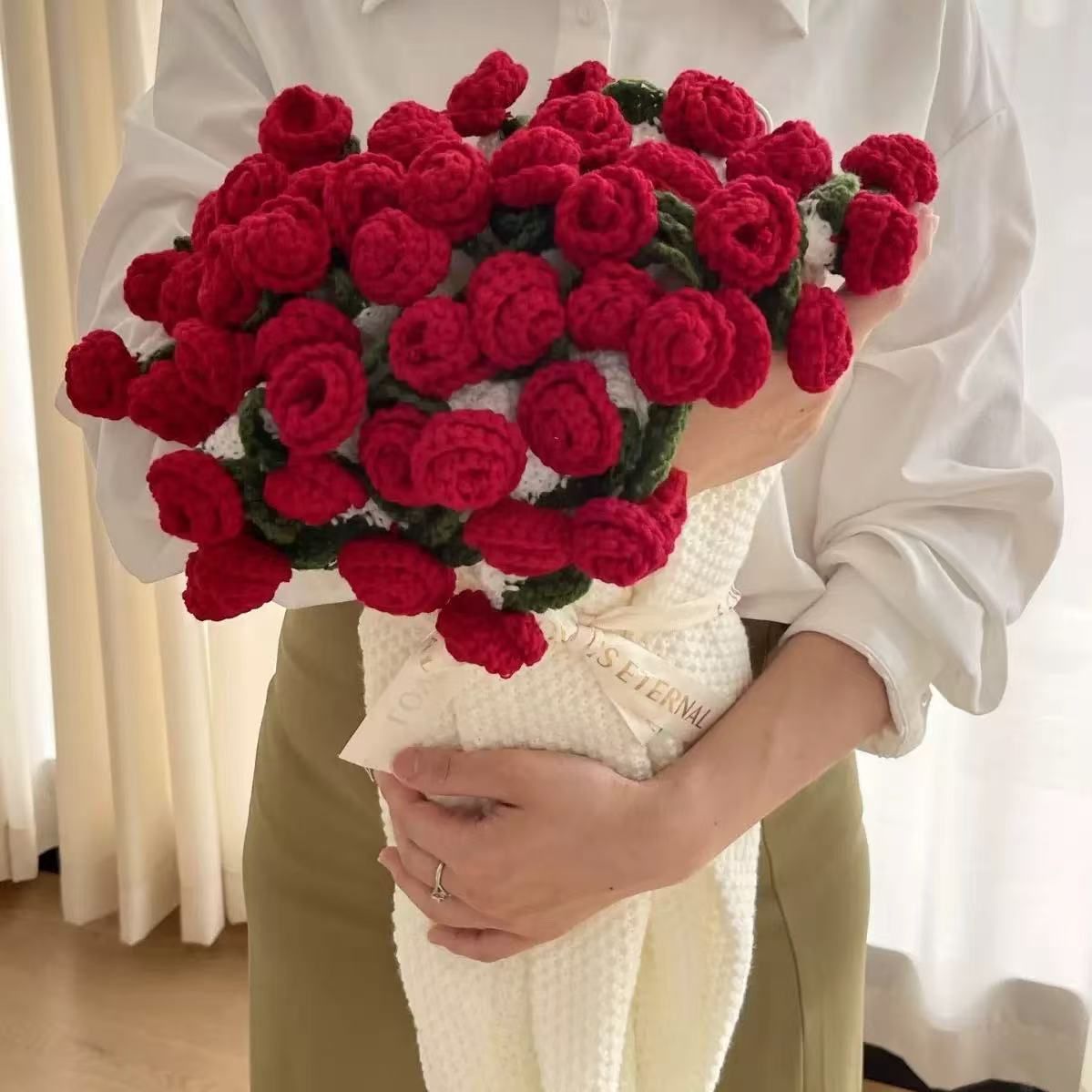 花束ブランケット 完成品ブーケブランケット マジックフラワー
