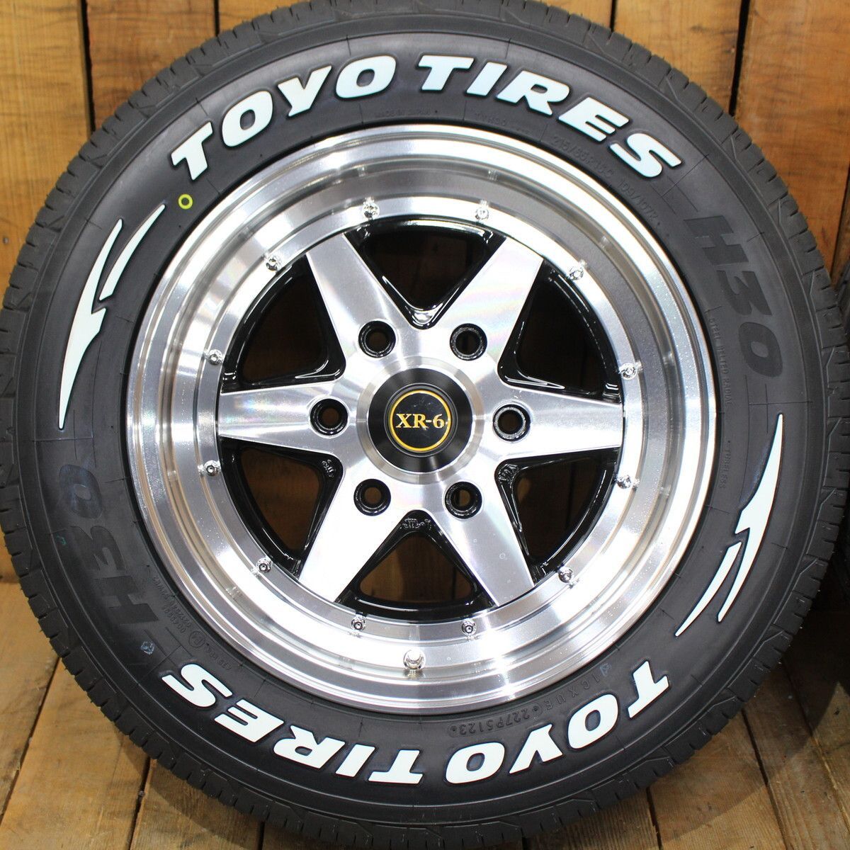 200系 ハイエース 全車 車検対応 16インチ 展示品 ファブレス XR6 6.5J+38 TOYO H30 215/65R16 109/107R  未使用 タイヤ ホイール 4本SET - メルカリ