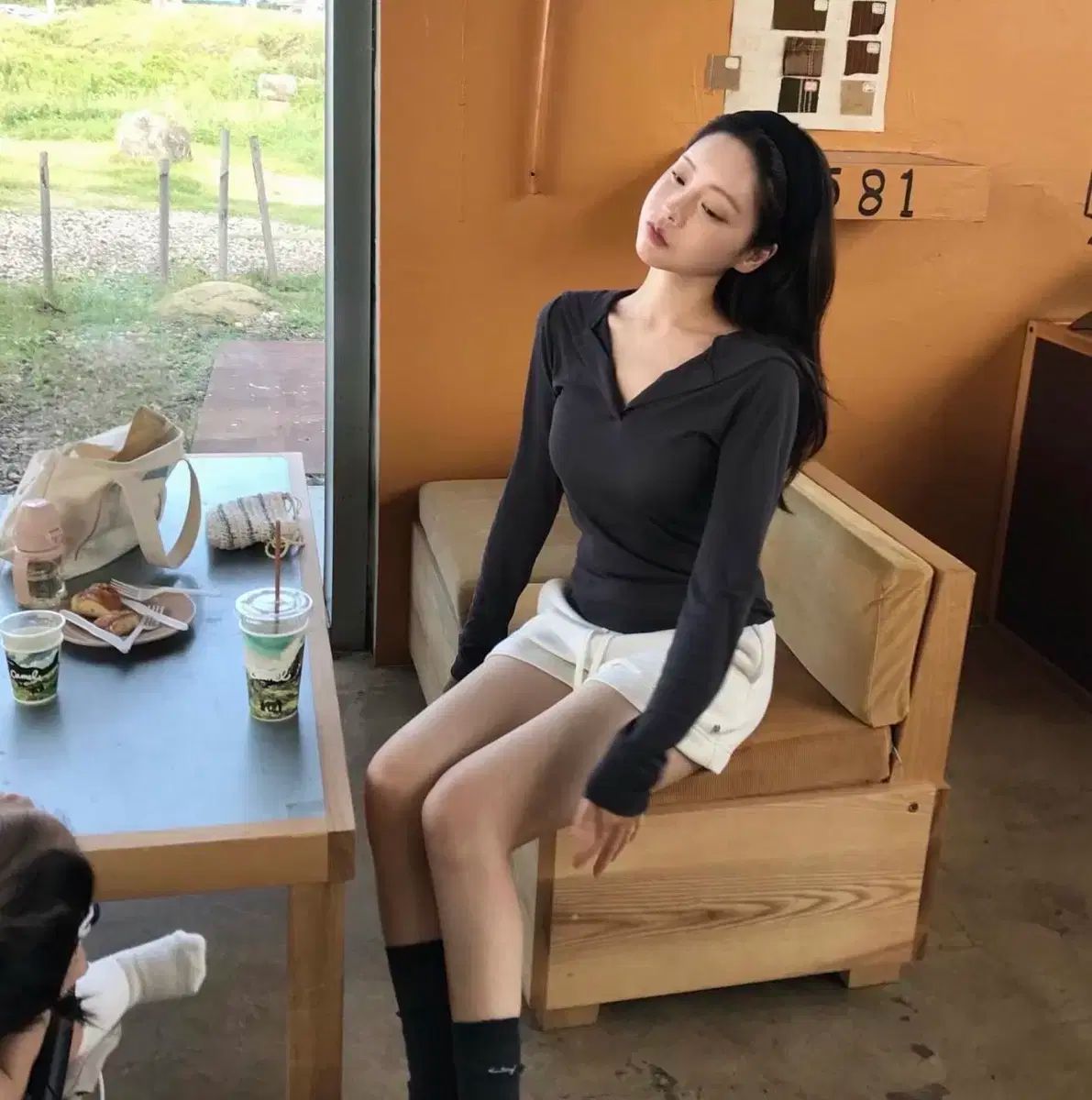 ラーレン スキンフードトップ チャコール