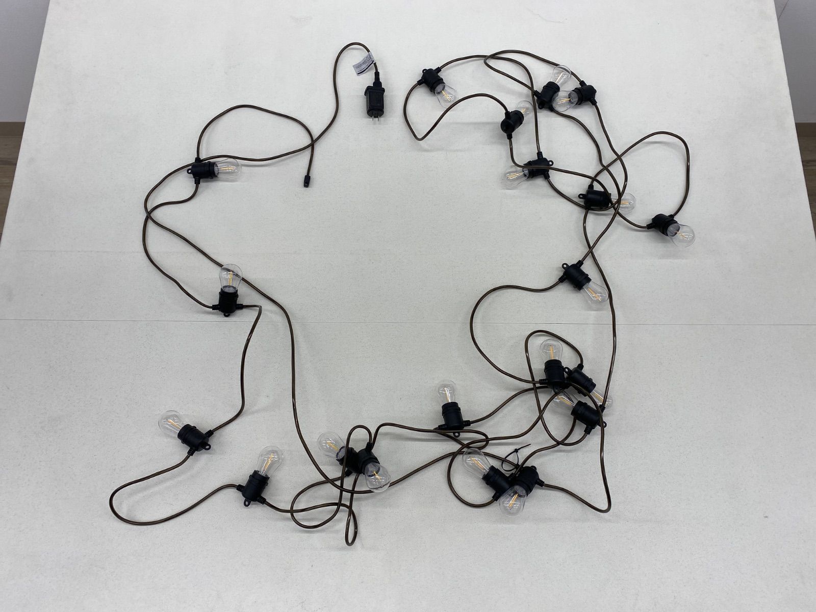 NEWGALE ファイヤーフライ LED ストリングライト 12m 20球 屋外用 AL