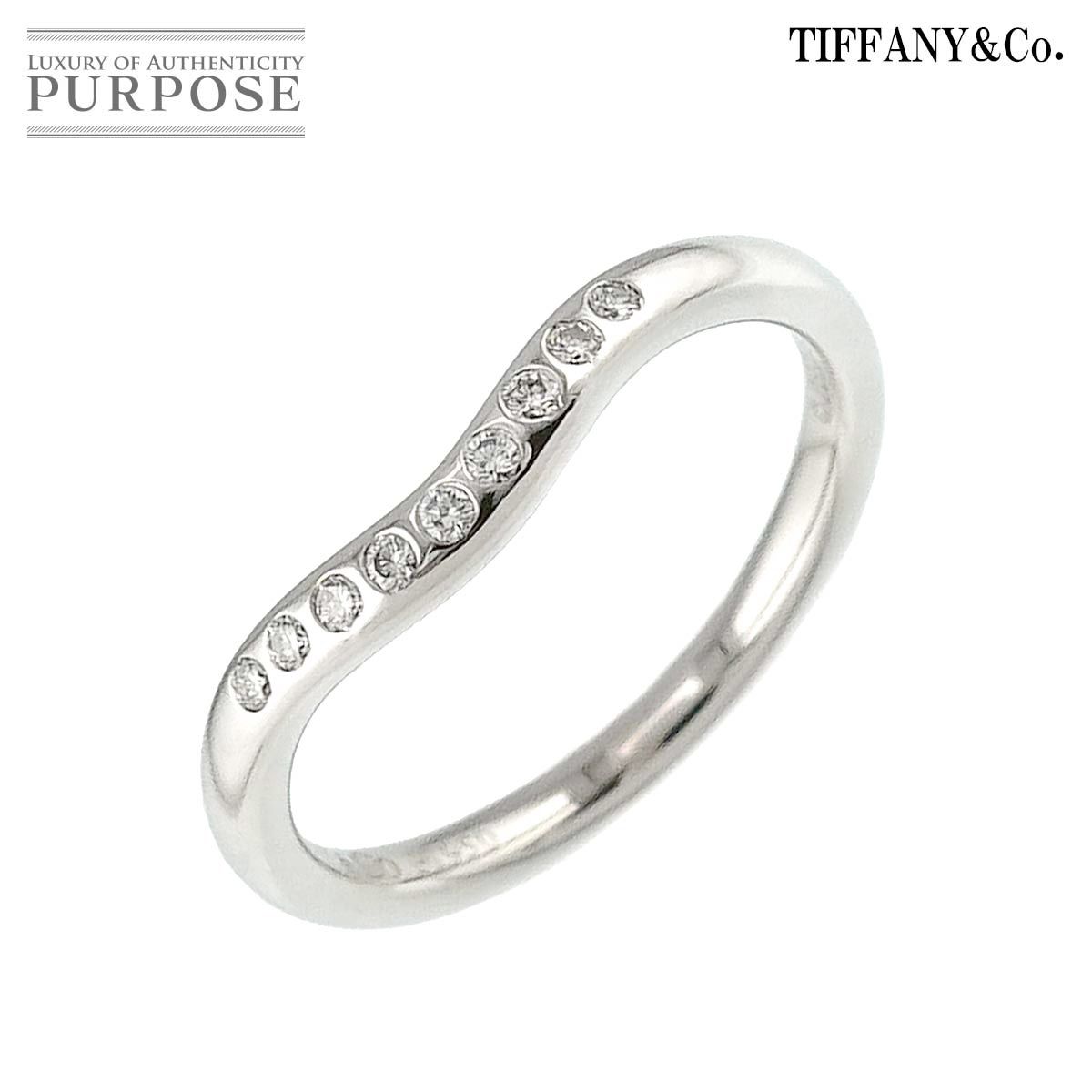 ティファニー TIFFANY&Co. カーブド バンド 7号 リング ダイヤ ティファニー TIFFANY&Co. カーブド バンド 7号 リング ダイヤ