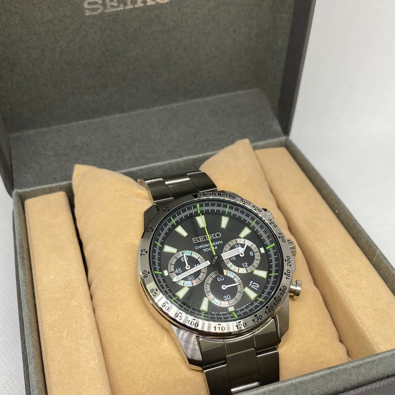 SEIKO】セイコー クロノグラフ 海外モデル SSB027P1 メンズ 6T63-00D0 