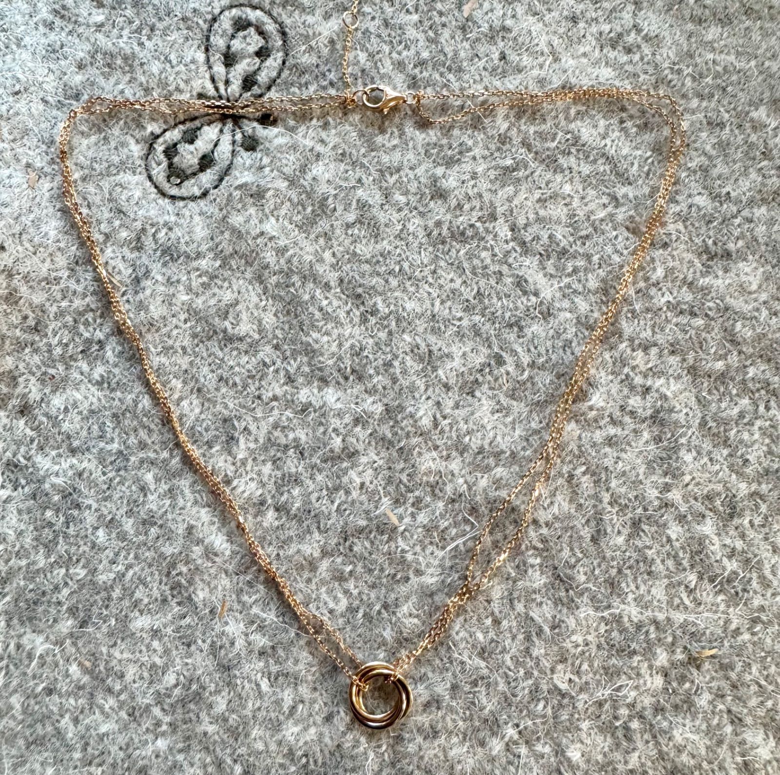 新品磨き済◇ギャランティ箱付き◇Cartier◇スイートトリニティ