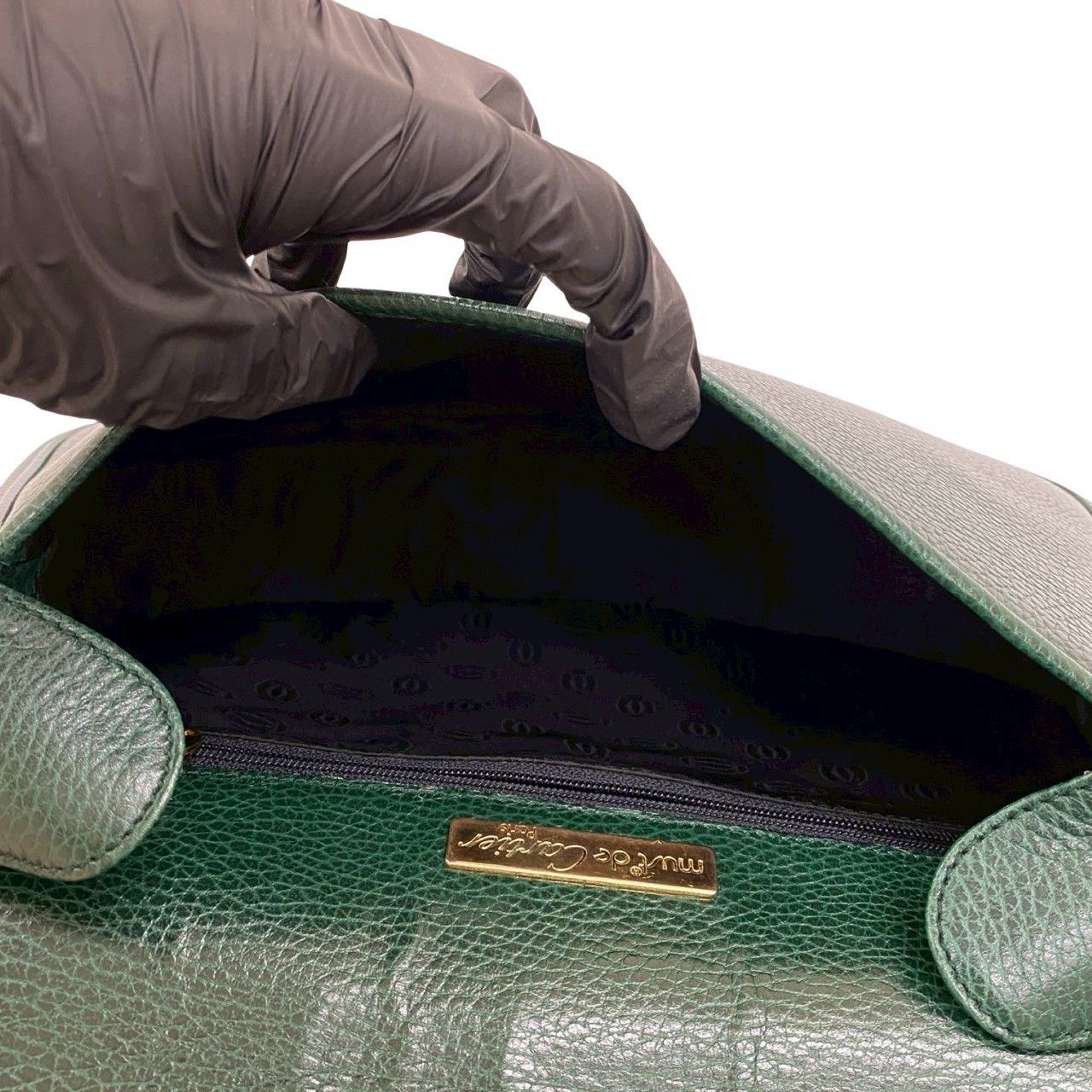 極 美品 CARTIER カルティエ ヴィンテージ マストライン レザー 本革 
