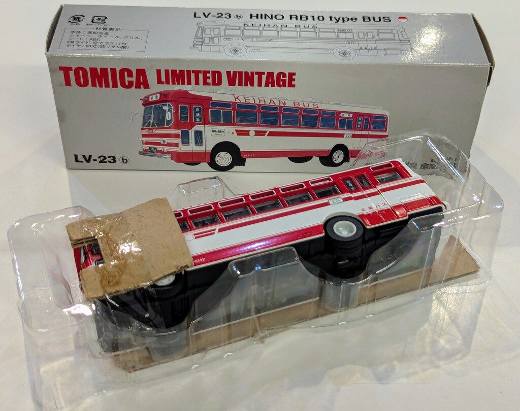 定番，お買い得 トミーテック TOMICA LIMITED VINTAGE 日野 RB10型 京阪バス LV-23b トミカ