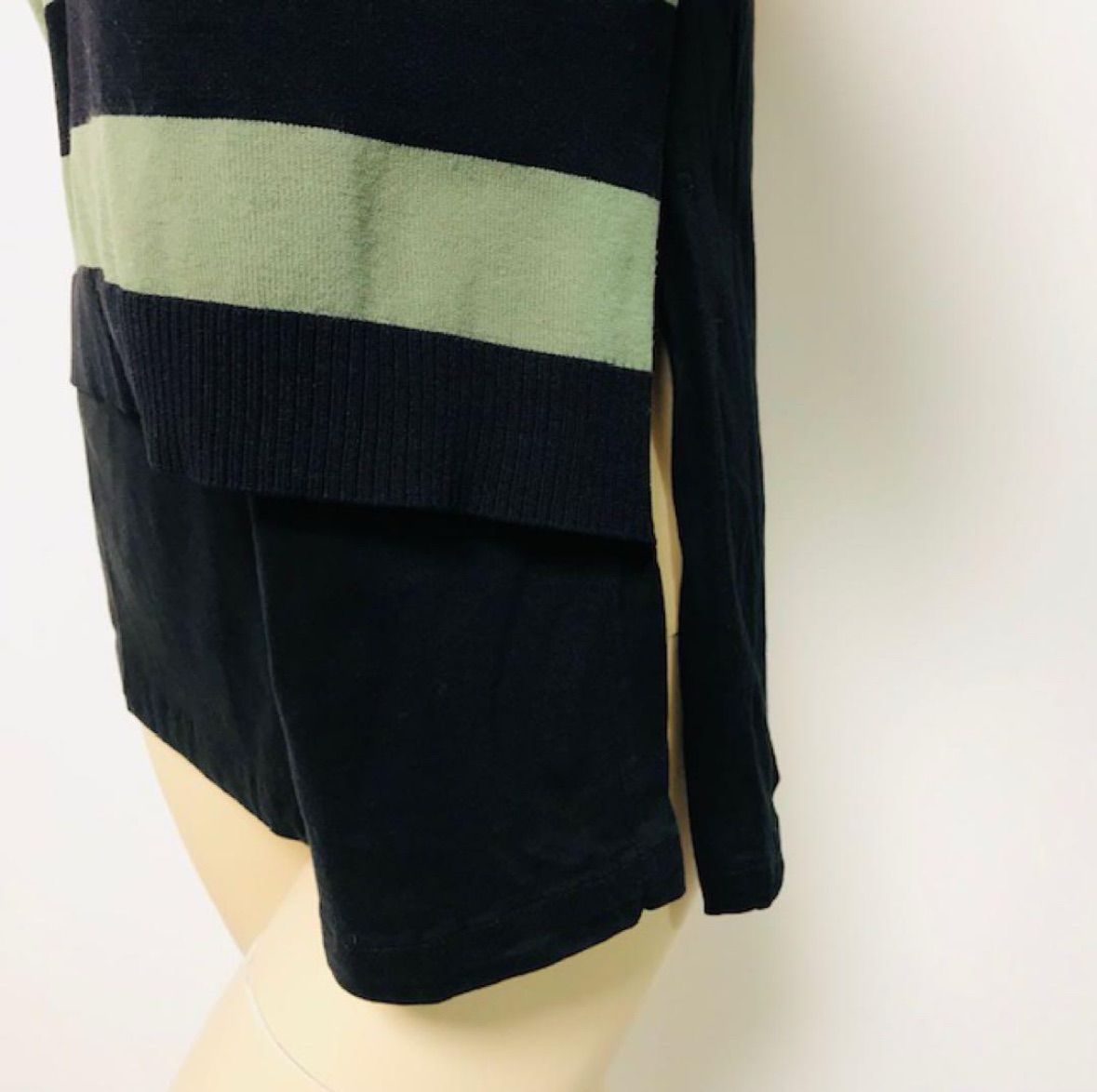 良品☆MONCLER・モンクレール レディース ワッペン付き ボーダー柄