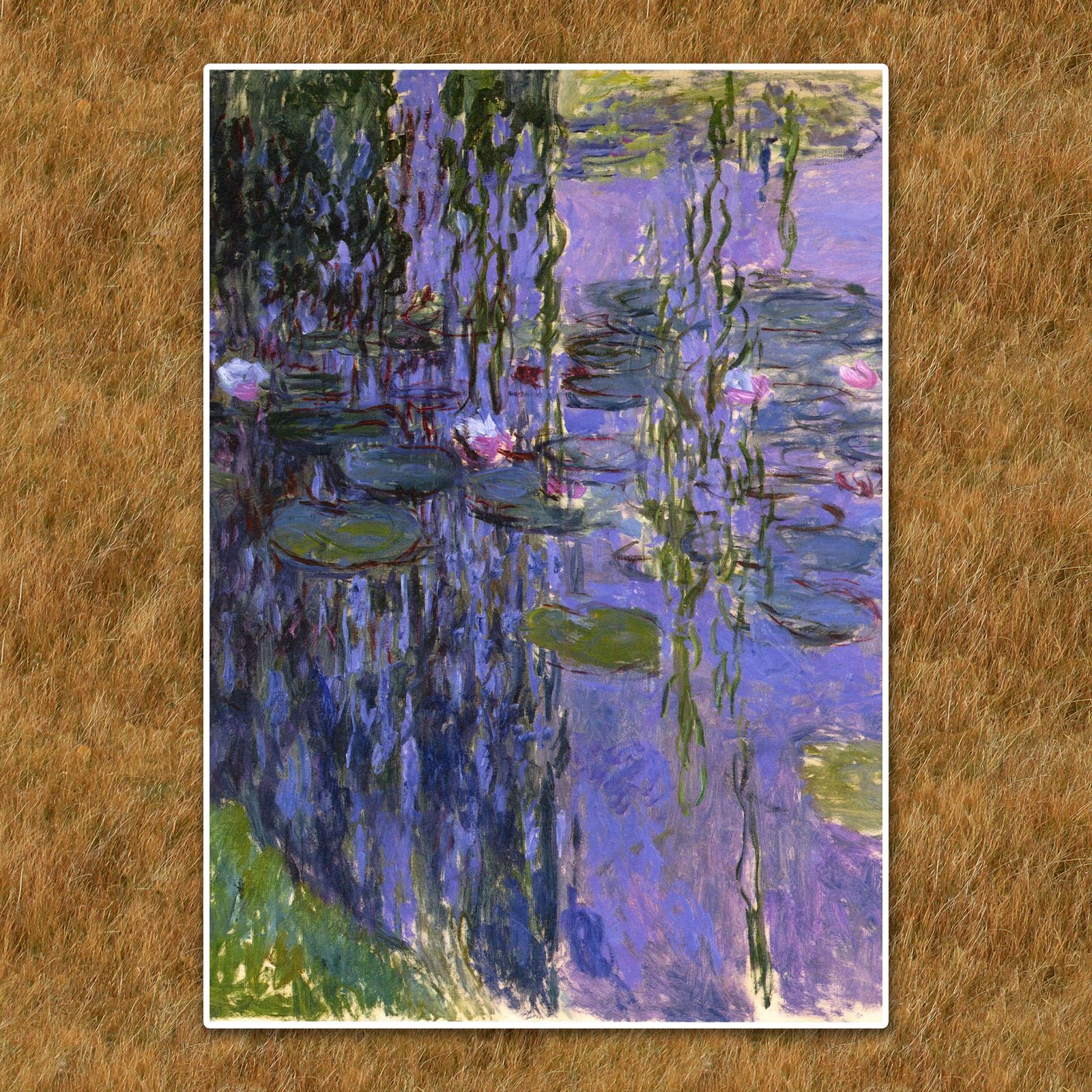 モネ『睡蓮 (Water Lilies)〈08〉』複製画【額入り】 - メルカリ