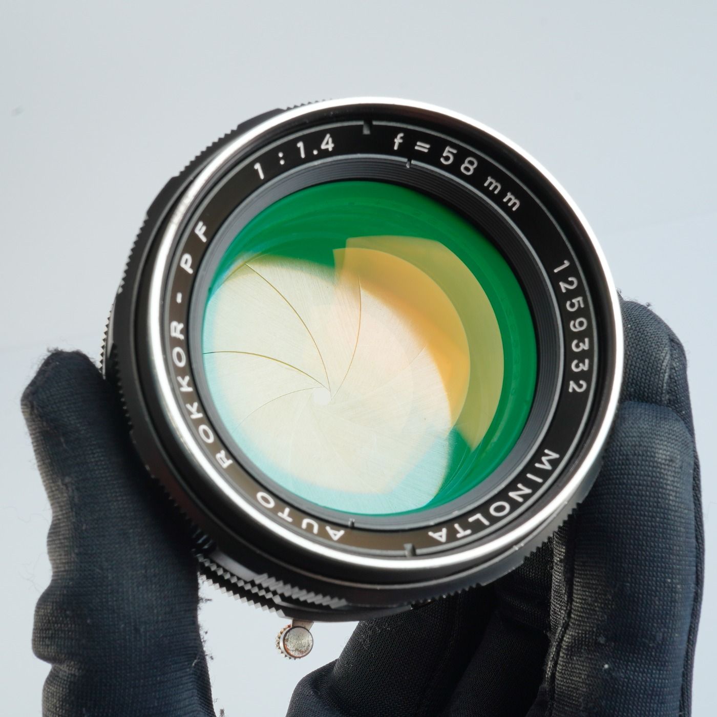 MINOLTA ミノルタ 純正 MC ROKKOR-PF 50mm 高級単焦点レンズ 1:1.4