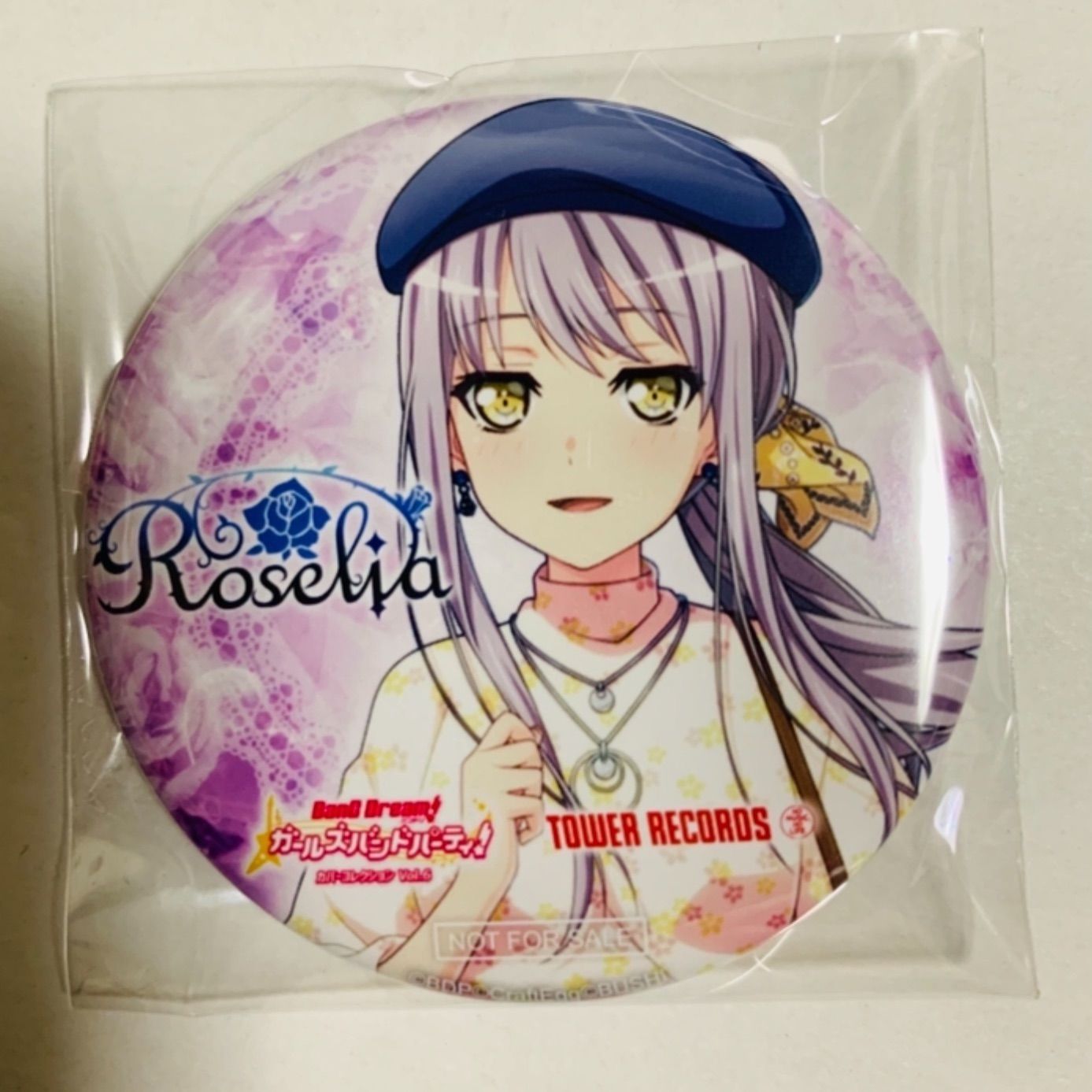 バンドリ　カバこれ　友希那　缶バッジ 缶バッジ 湊友希那 バンドリ バンドリ カバーコレクションVol.6