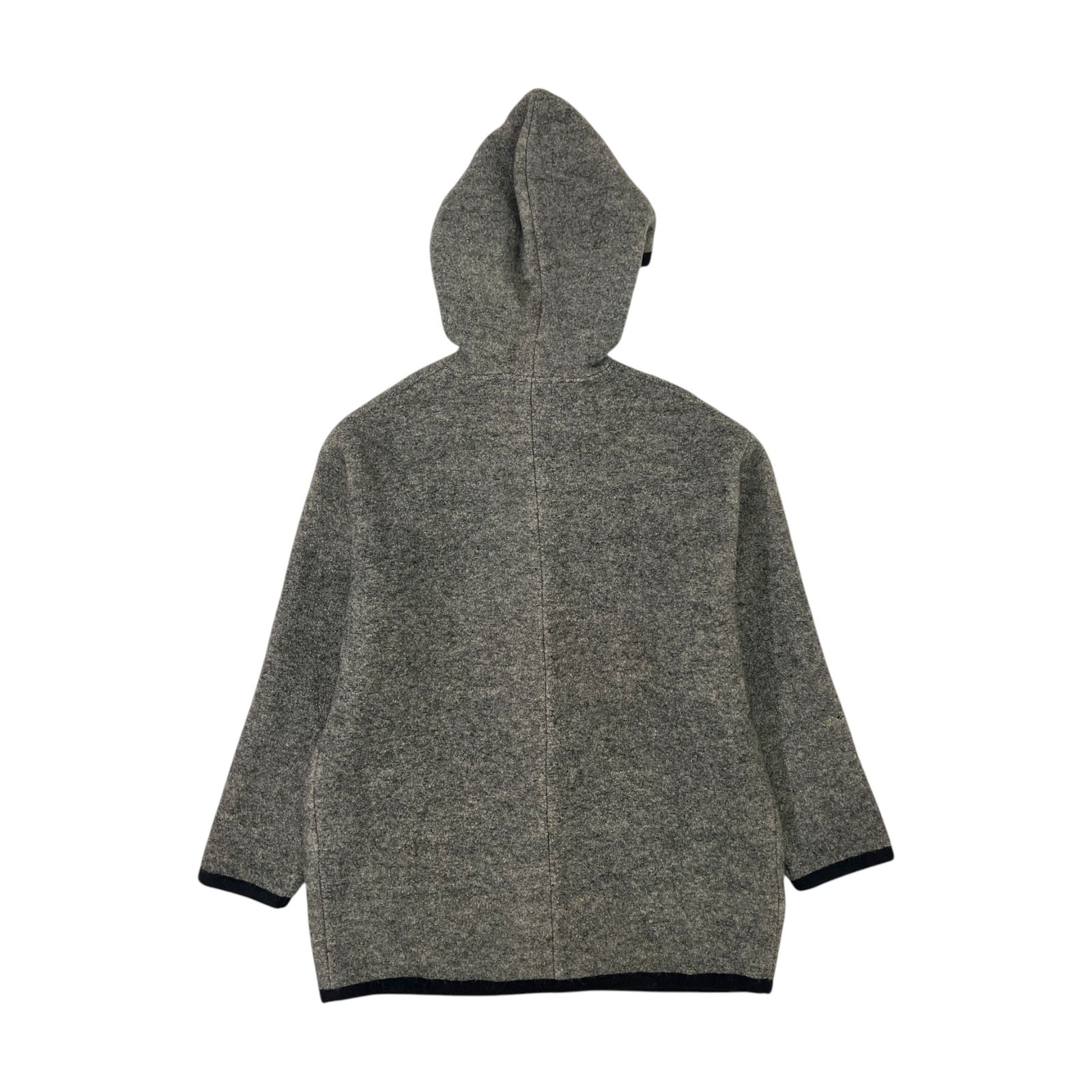 【美品】Papas パパス　ウールコート　グレー　LLサイズ 極美品【定価10万超】Papas パパス ダブルフェイス ウールコート