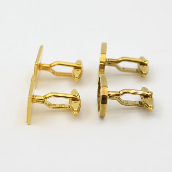 DUNHILL / ダンヒル ◇カフス カフリンクス dロゴ ゴールド 2点セット  