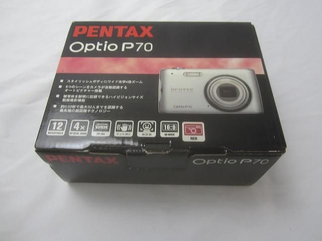 品 家電 PENTAX Optio P70 ペンタックス デジタルカメラ レッド 動作品