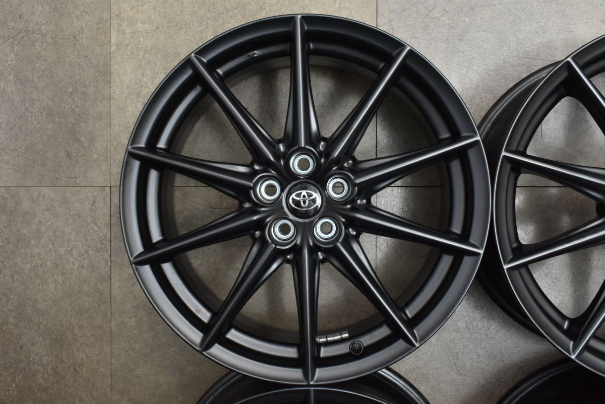 良好品】トヨタ GR86 純正 18in 7.5J +48 4本セット BRZ インプレッサ