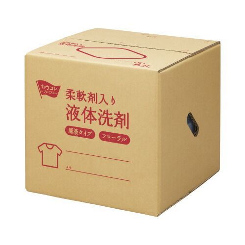 管理しやすい業務用液体洗剤 柔軟剤入り １８Ｌ7019-9635 カウネット