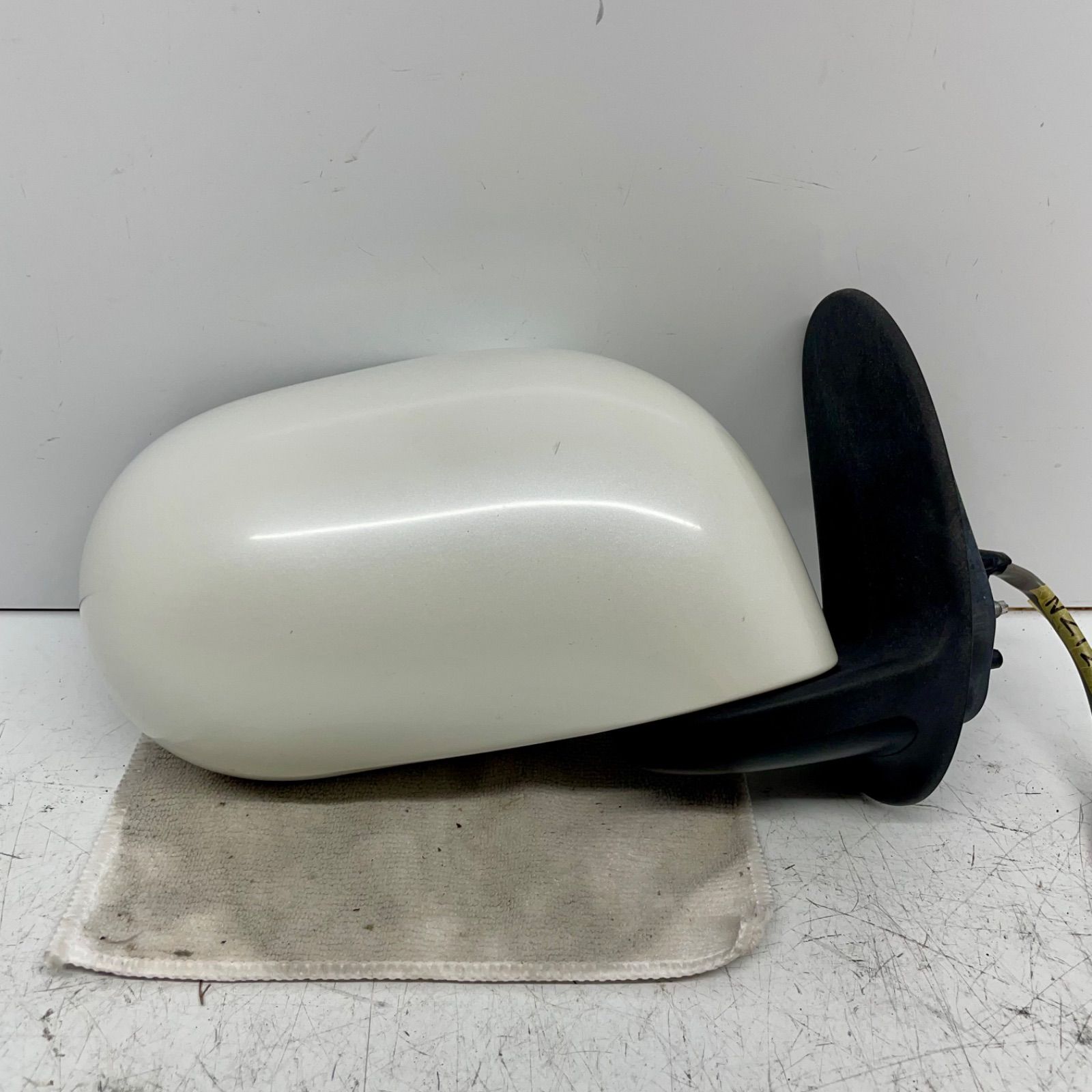 日産 NZ12 Z12 キューブ ドアミラー サイドミラー 右側 運転席側 R 7P 7ピン 動作確認済み ホワイト 白 QX1 ICHIKOH 8289 P70100