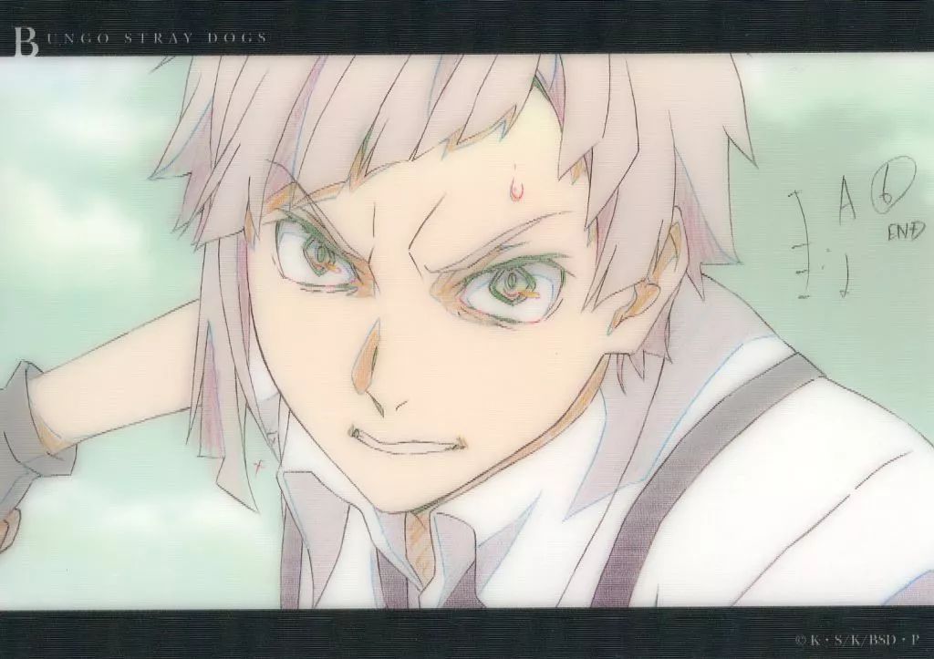 中古】ポストカード 中島敦 「文豪ストレイドッグス Blu-ray