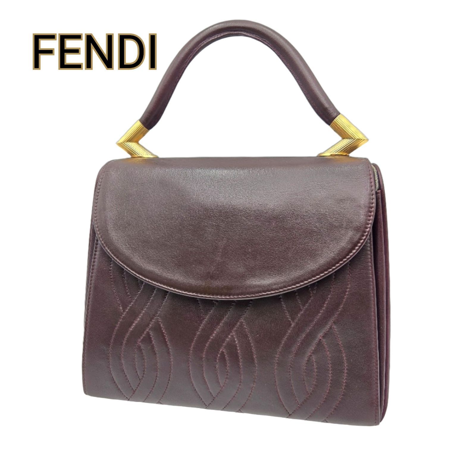FENDI フェンディ ハンドバッグ ゴールド金具 ヴィンテージ