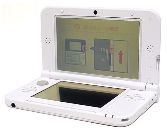 bn:4] ニンテンドー3DS LL ホワイト SPR-S-WAAA タッチペンなし