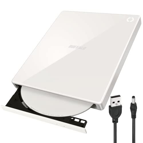 バッファロー ラクレコ＋ iPhone スマホ DVD 再生 CD 取り込み CDレコーダー 語学 学習 プレーヤー D