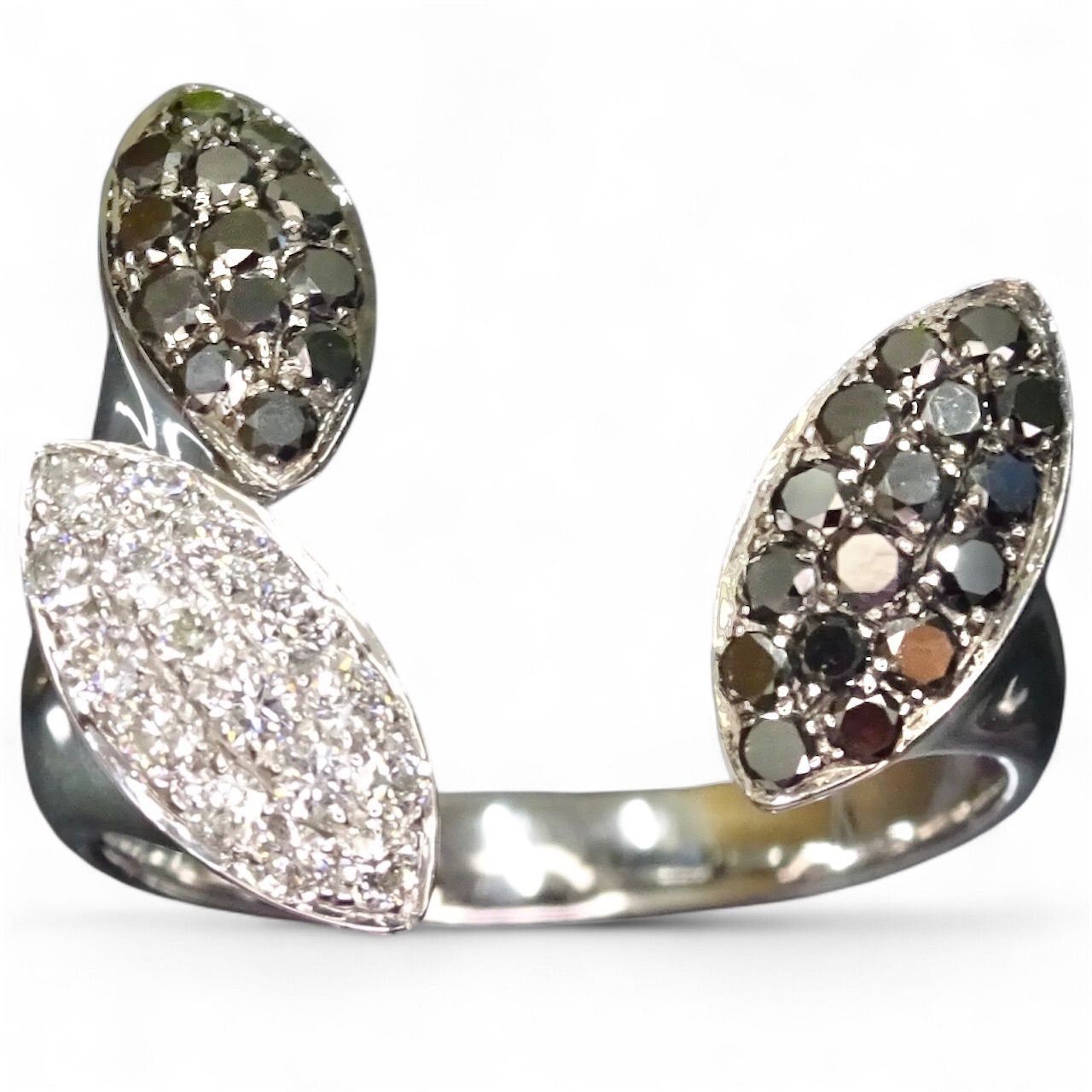 K18WG ホワイトゴールド ピアス ダイヤモンド 0.19ct 1.40g ピアス 